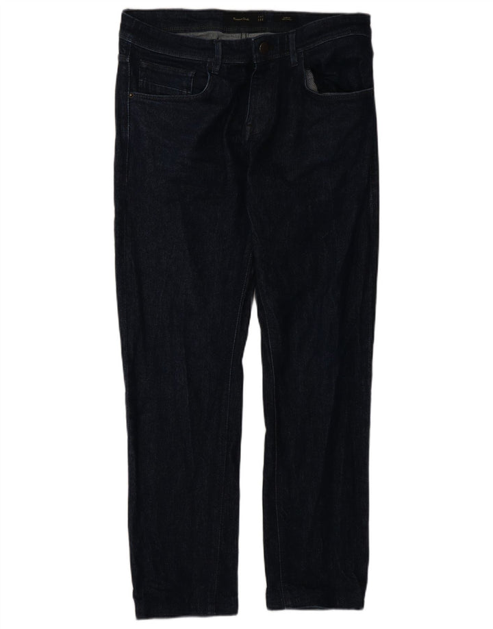 Massimo Dutti blugi bărbați slim EU 40 Medium W31 L28 bleumarin bumbac