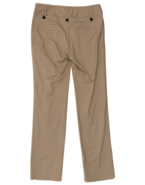 Pantaloni chino drepți pentru femei Zara EU 36 XS W26 L28 Bej