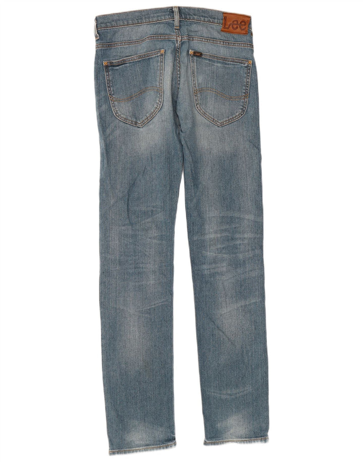 Blugi subțiri pentru femei Lee W31 L34 Bumbac albastru