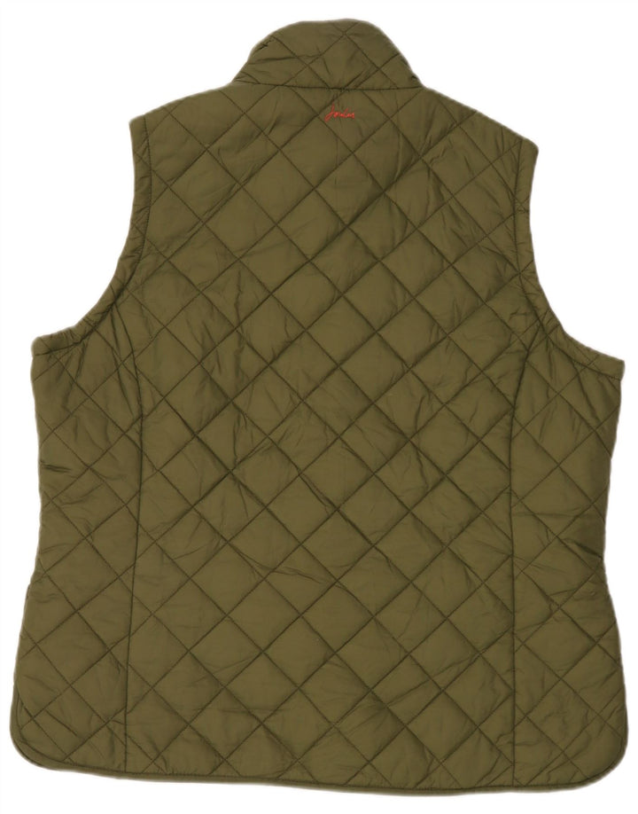 Gilet matlasat Joules pentru femei UK 18 XL Kaki Poliester