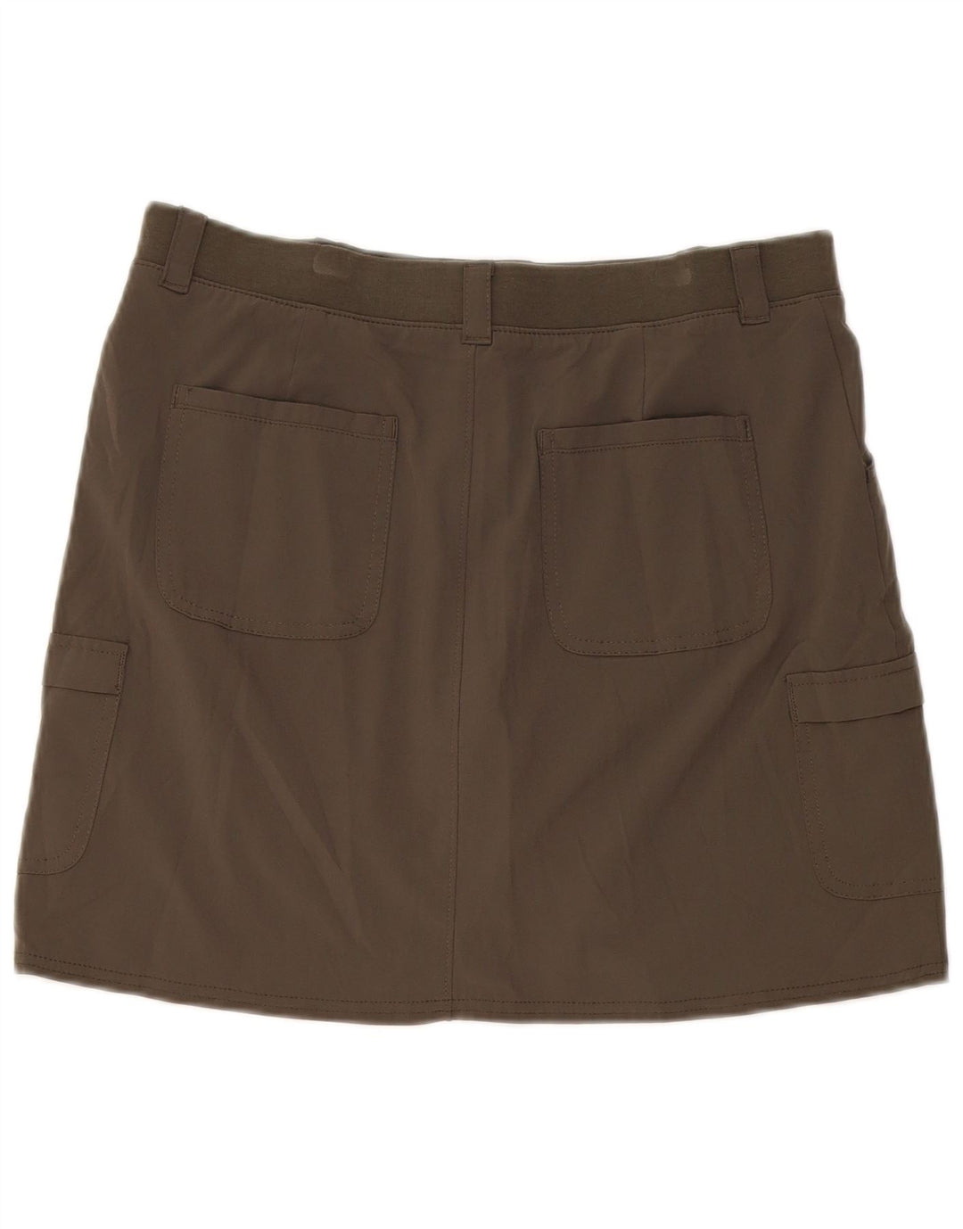Fusta pantalon Lee pentru femei, cu croiala relaxată, US 10, mare, kaki, poliester