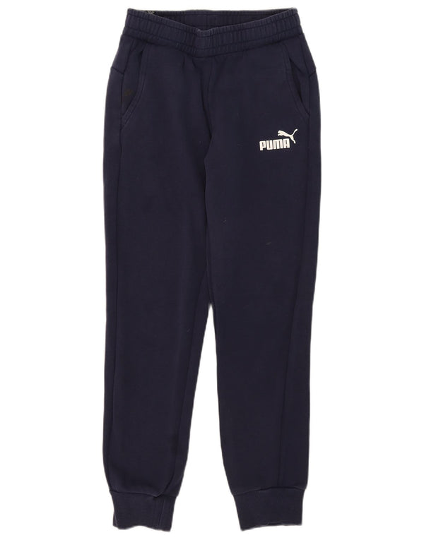 Pantaloni de trening Puma pentru femei Joggeri UK 8 Mici Bumbac bleumarin