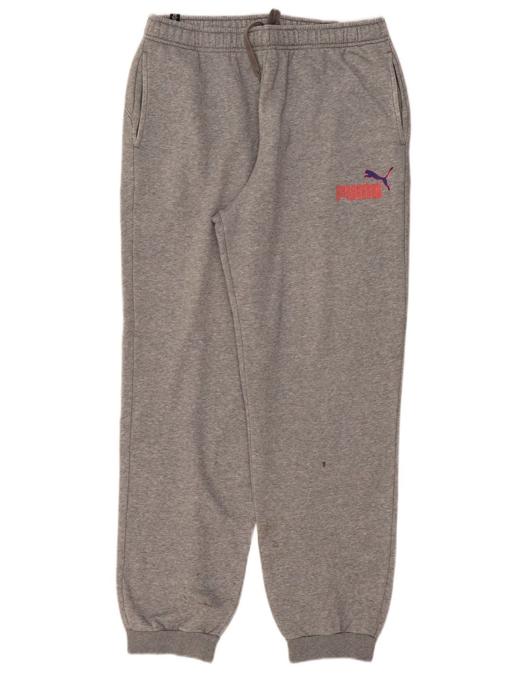 Pantaloni de trening pentru bărbați Puma Pantaloni de jogging XL, bumbac cu pete gri