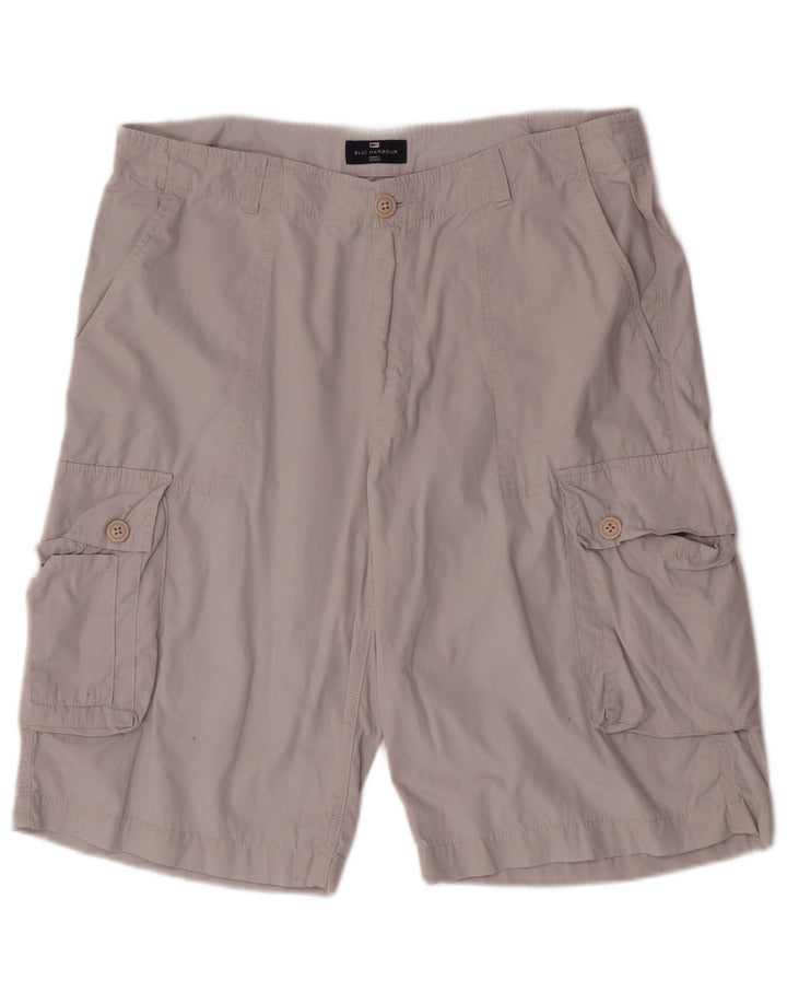 Pantaloni scurți pentru bărbați Marks & Spencer Blue Harbour Cargo W36, bumbac gri mare