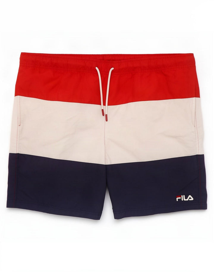 Pantaloni scurți de înot Fila pentru bărbați, medii, multicolori, din poliester