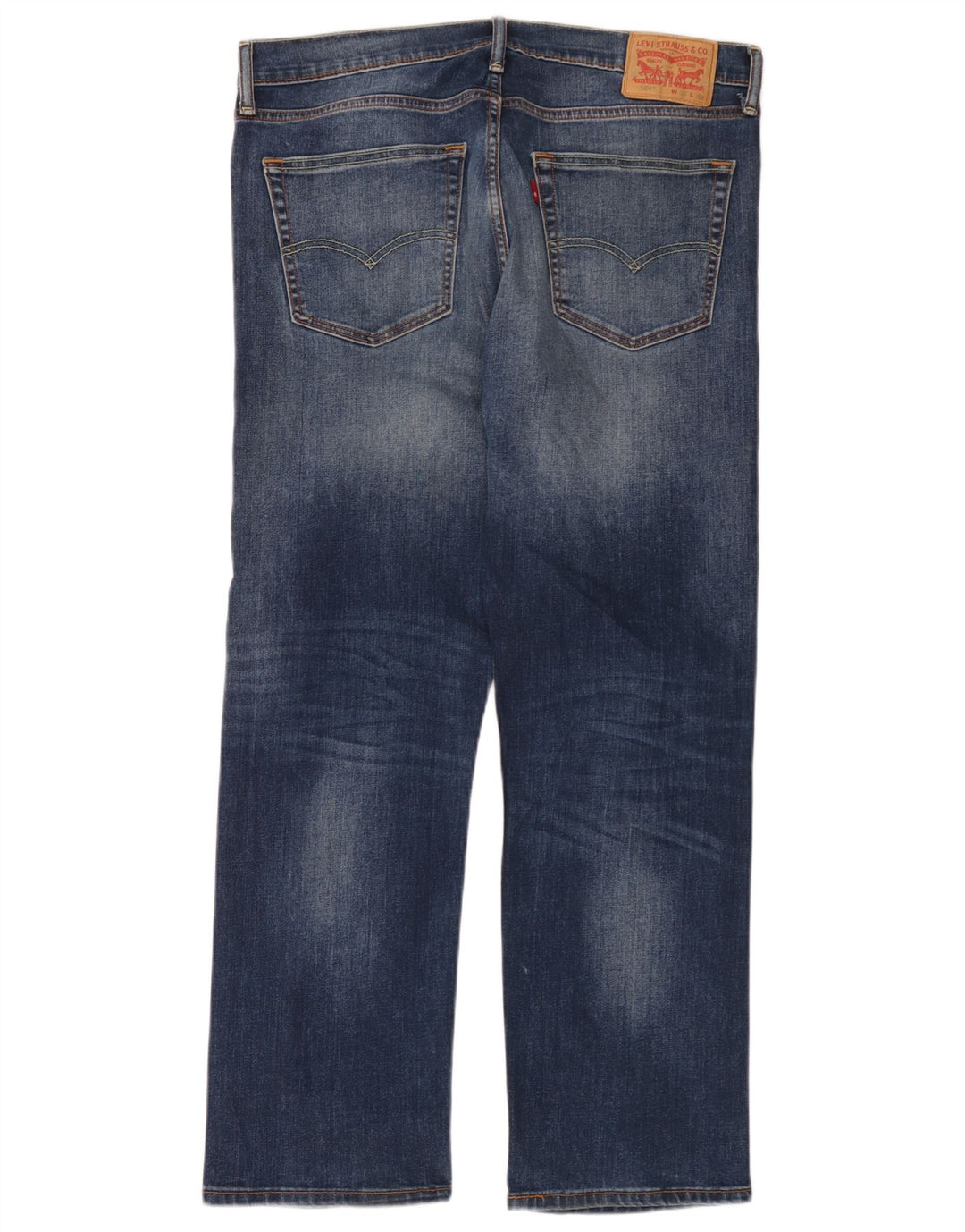 Blugi drepti pentru bărbați Levi's 504 W36 L30 Bumbac albastru