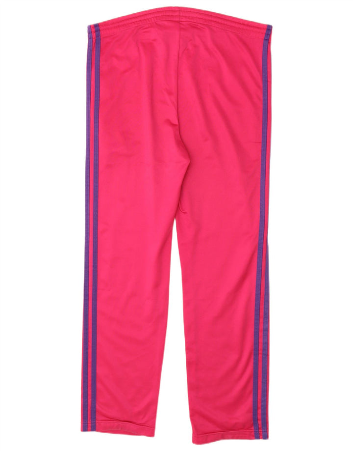 Pantaloni de trening ADIDAS fete 14-15 ani roz poliester