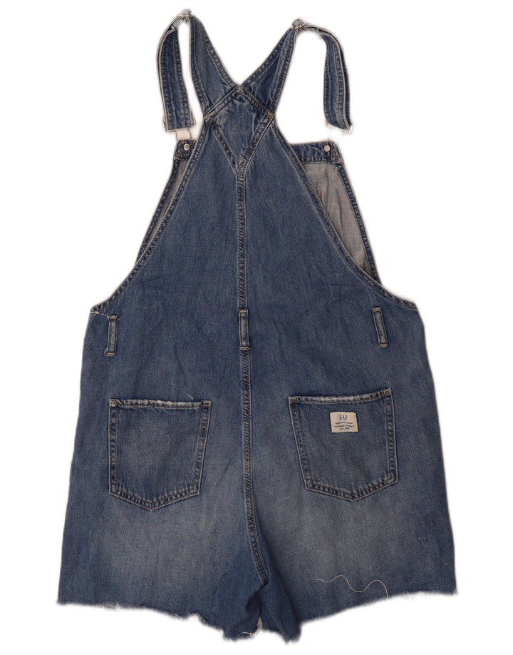 Gap Salopete Distressed Denim Pantaloni scurți Medium W36 Bumbac albastru