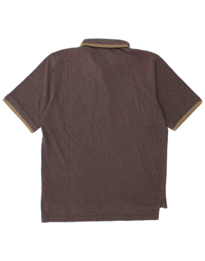 Tricou polo Adidas pentru bărbați Marea Britanie 40/42 bumbac gri mediu