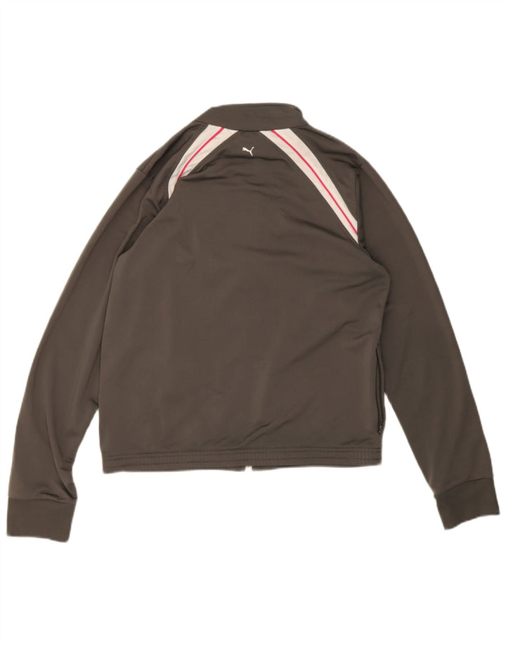 Jachetă de trening Puma pentru femei UK 14, mare, gri, poliester color bloc
