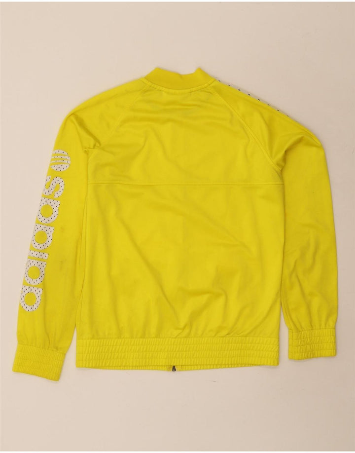 Jachetă de trening pentru femei ADIDAS UK 16, mare, din poliester galben