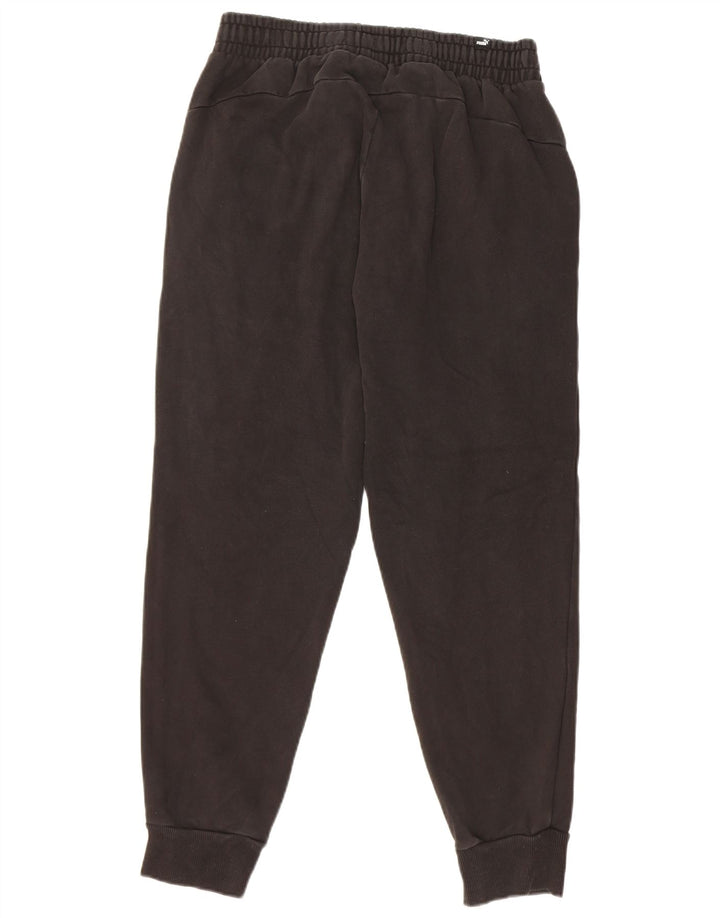 Pantaloni de trening Puma pentru bărbați Joggeri, bumbac mediu negru