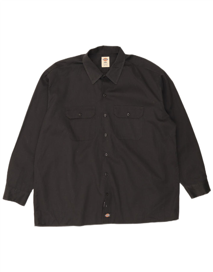Cămașă pentru bărbați Dickies 2XL poliester negru