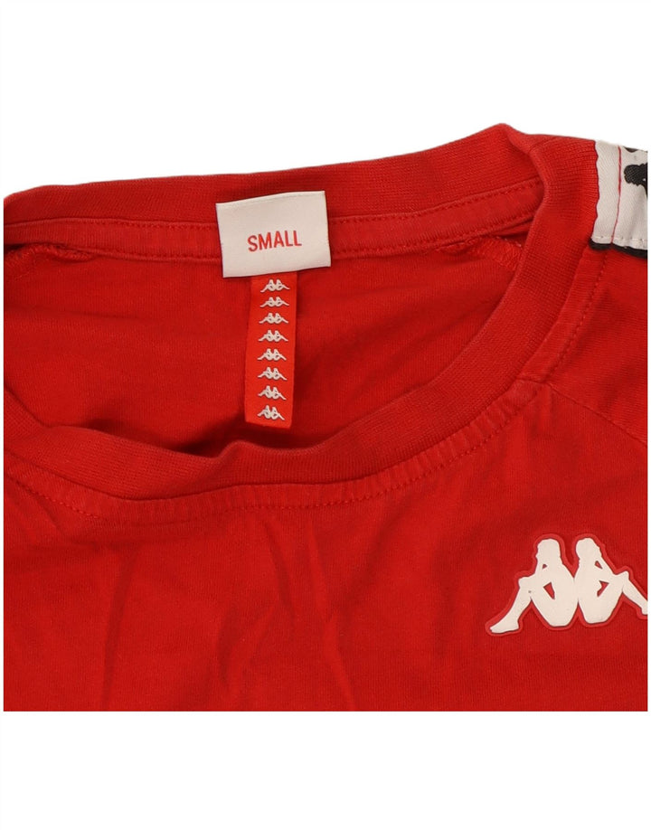 Tricou grafic pentru bărbați Kappa Top mic roșu Colorblock