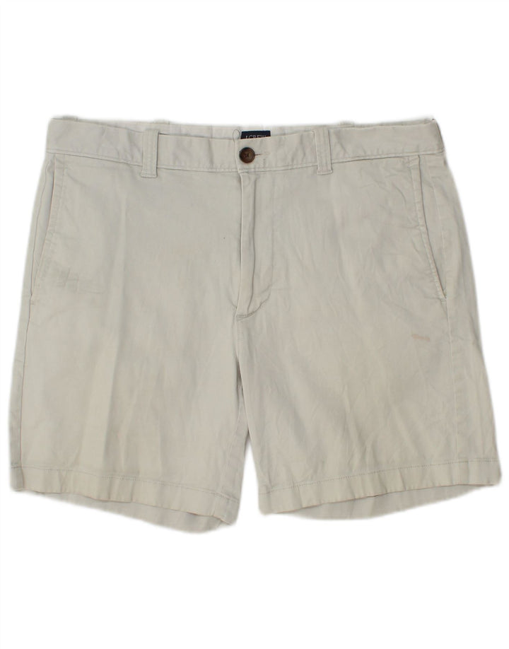 Pantaloni scurți chino pentru bărbați J. CREW W33 bumbac gri mediu