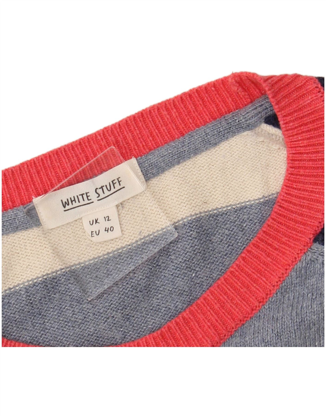 WHITE STUFF Pulover pentru damă cu gât de barcă UK 12 Medium Multicolor