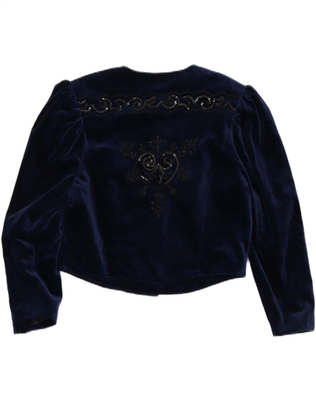 GERRY WEBER Womens Blazer Jacket IT 44 Medium Navy Blue Cotton Vintage Gerry Weber and Second-Hand Gerry Weber from Messina Hembry 