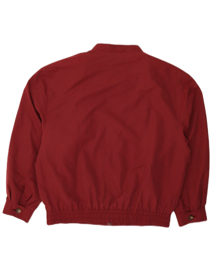 UMBERTO ROSETTI Bomber pentru bărbați UK 38 Medium Burgundy Argyle/Diamond