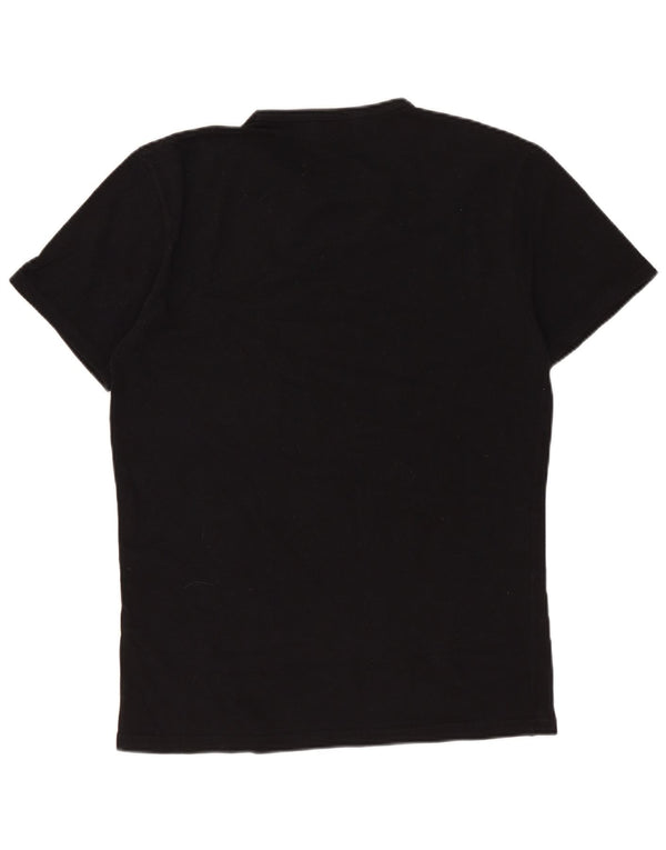 Tricou pentru femei Kappa Top UK 12 Medium Black Bumbac