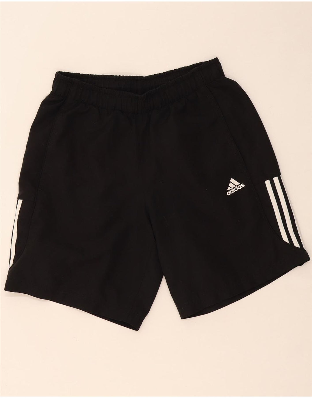 Pantaloni scurți sport Climalite ADIDAS pentru bărbați, poliester mediu negru