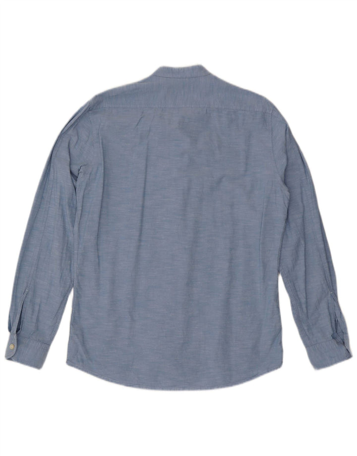 Cămașă pentru bărbați HUGO BOSS, bumbac albastru mediu