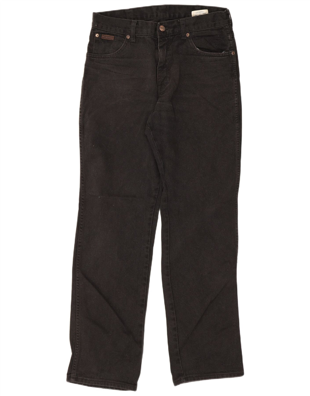 Blugi drepte pentru bărbați Wrangler Texas W32 L32 bumbac negru