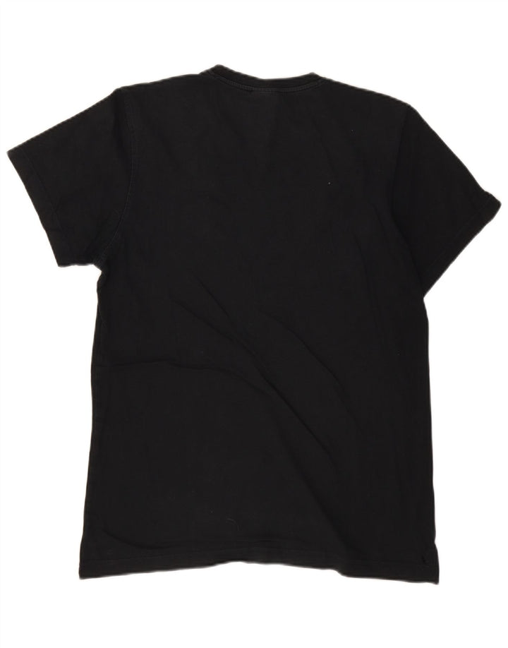 Tricou grafic Adidas pentru bărbați Top mediu negru bumbac