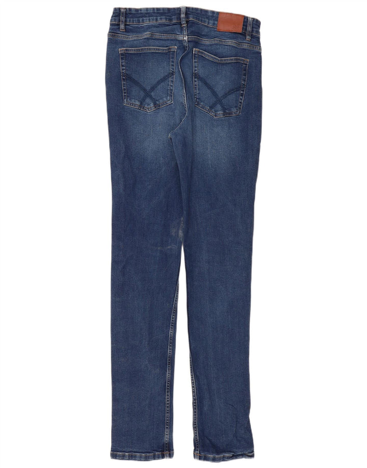 Crew Clothing Blugi slim pentru bărbați W32 L34 Albastru