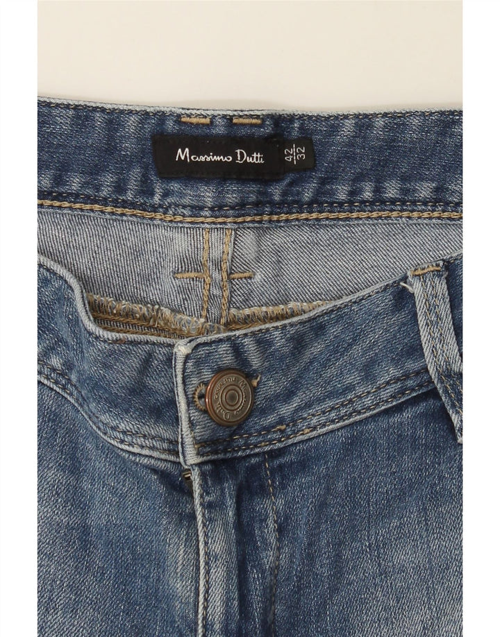 MASSIMO DUTTI Womens Slim Jeans EU 42 Large W32 L29 Blue Cotton Vintage Massimo Dutti and Second-Hand Massimo Dutti from Messina Hembry 