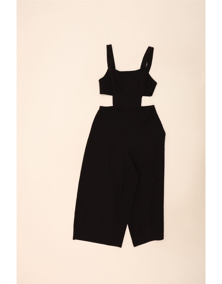Salopetă fără mâneci pentru femei Zara UK 12 Medium Black