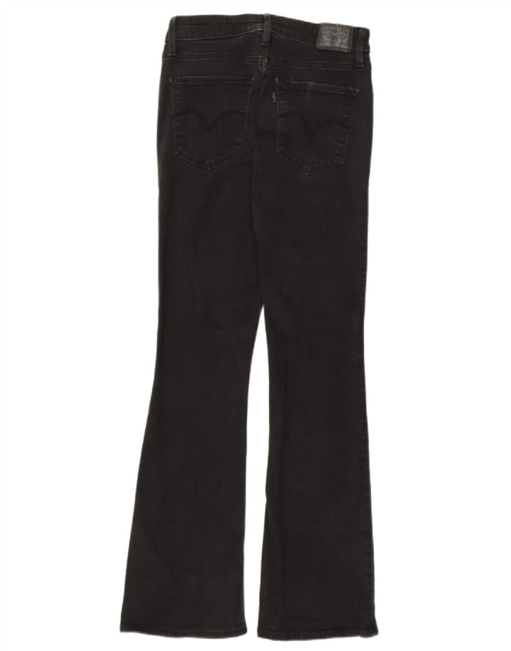 Blugi bootcut cu talie înaltă LEVI'S 725, W29 L32, bumbac negru
