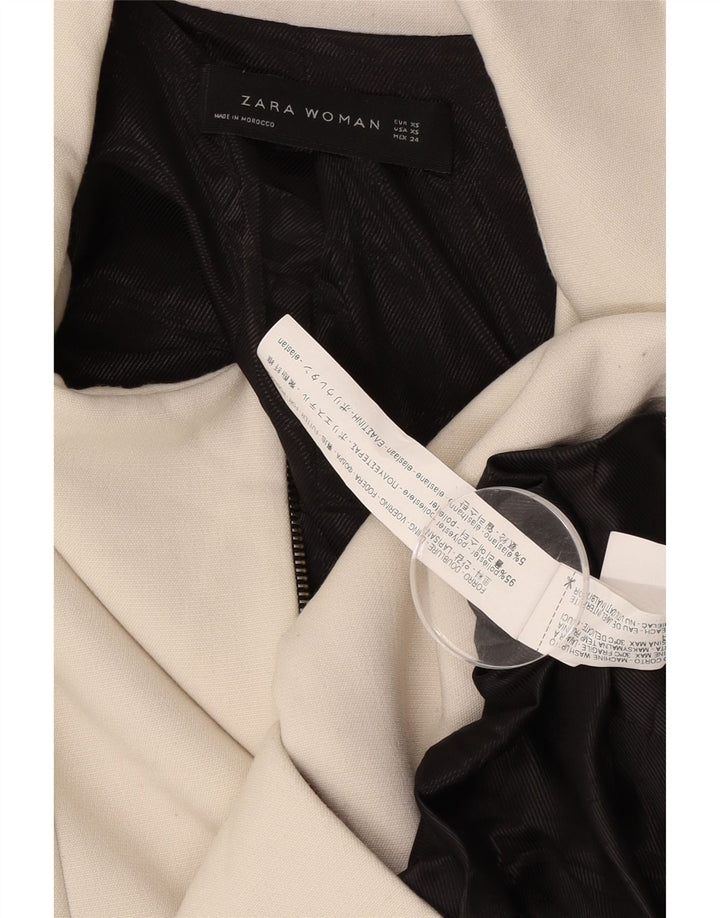 Pardesiu pentru femei Zara UK 6 XS poliester alb