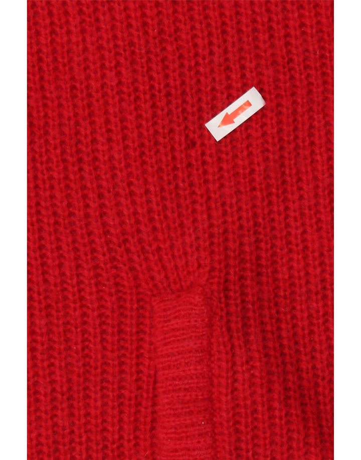 Pulover Cardigan Vintage pentru femei UK 16 Large Red