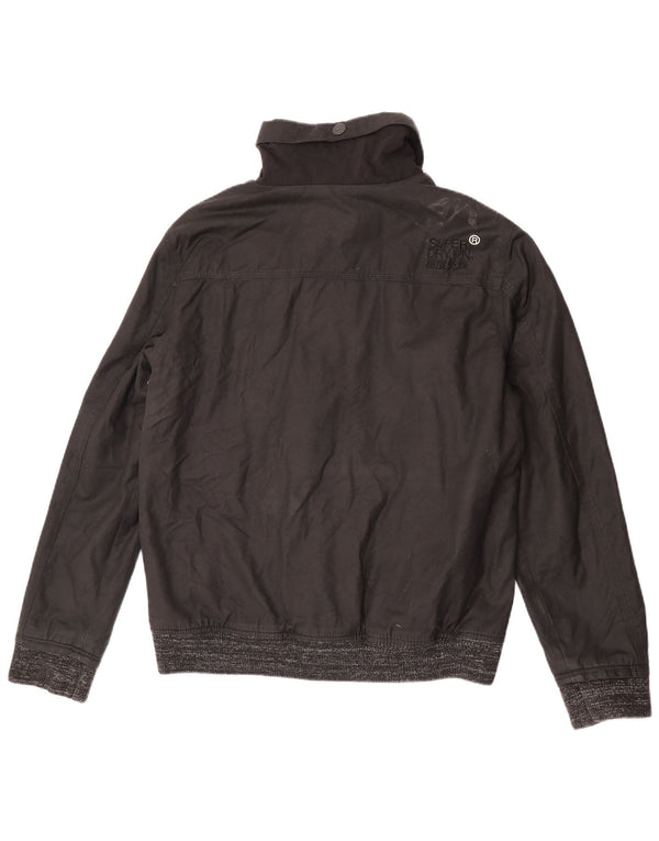 Jachetă bomber The Windbomber pentru bărbați Superdry UK 44 2XL bumbac negru