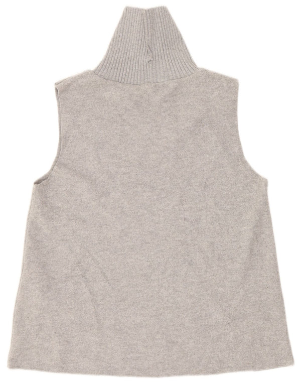 Vest Vest Top Femei Zara UK 12 Medium Gri Poliester