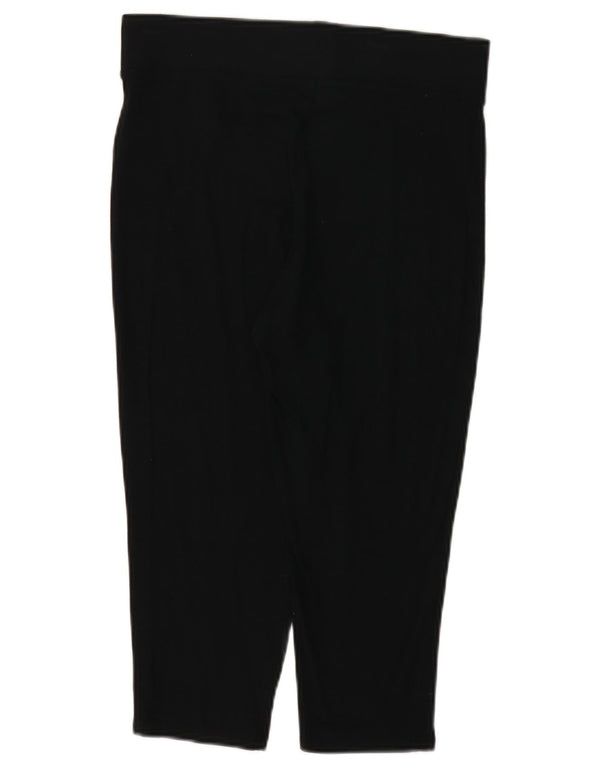 Leggings Capri pentru femei Marks & Spencer UK 12 Medium Black Viscose
