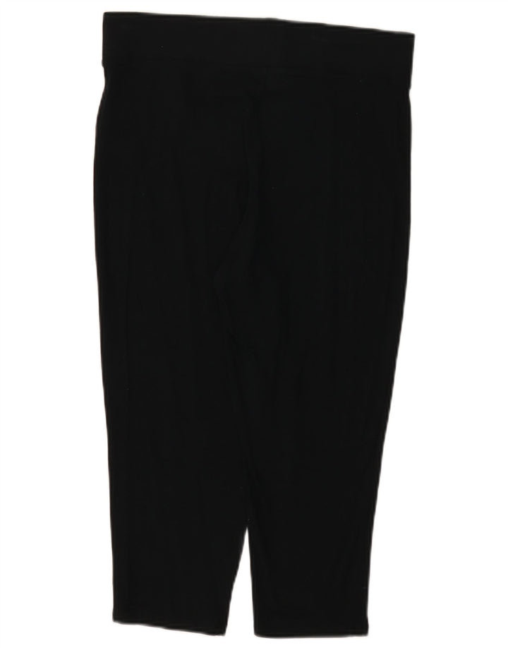 Leggings Capri pentru femei Marks & Spencer UK 12 Medium Black Viscose