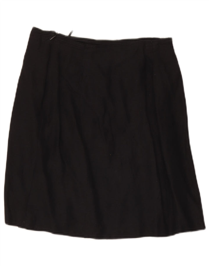 Max & Co. Fusta mini pentru femei UK 10 Small W28 Black Linen