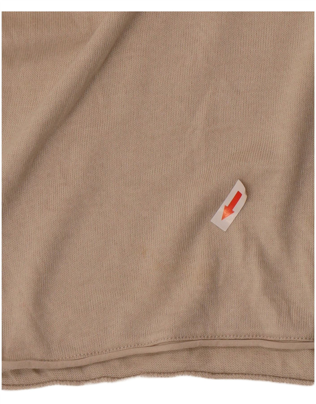 Tricou Zara Barbati Top Mare Bej Bumbac