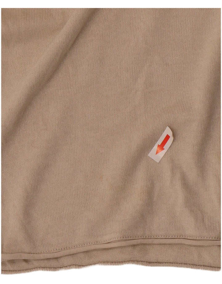 Tricou Zara Barbati Top Mare Bej Bumbac