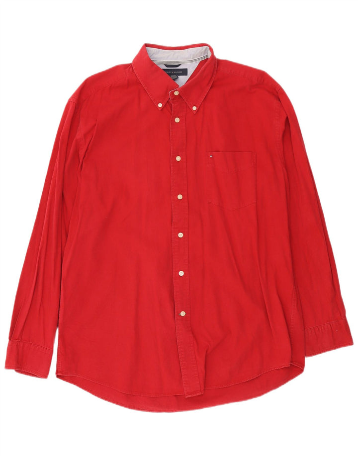 Cămașă pentru bărbați Tommy Hilfiger XL bumbac roșu