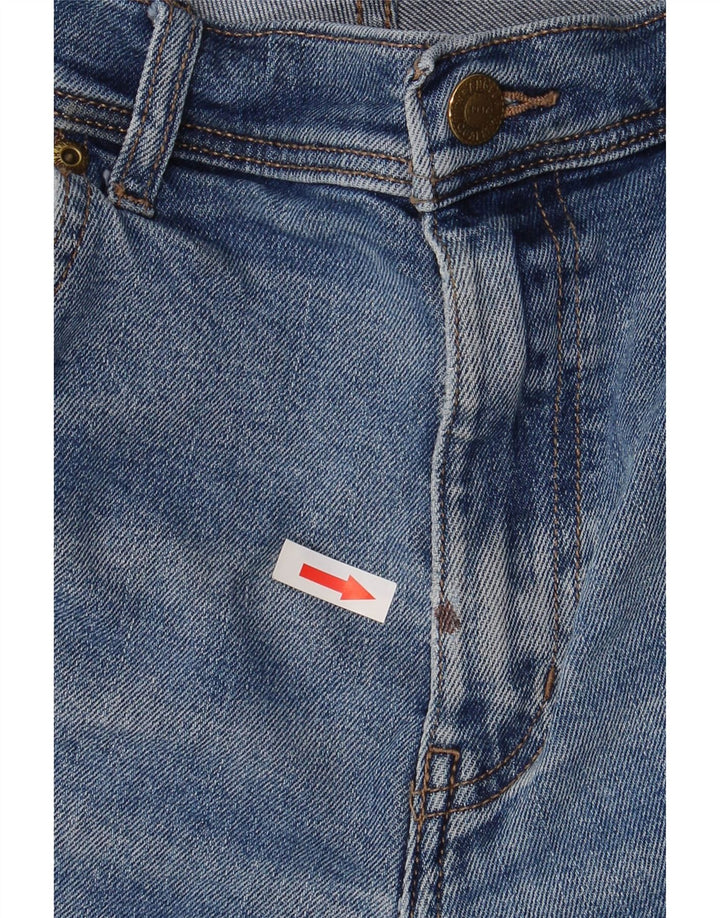 Blugi drepti WRANGLER pentru bărbați, cu ajustare normală, W34 L30, bumbac albastru