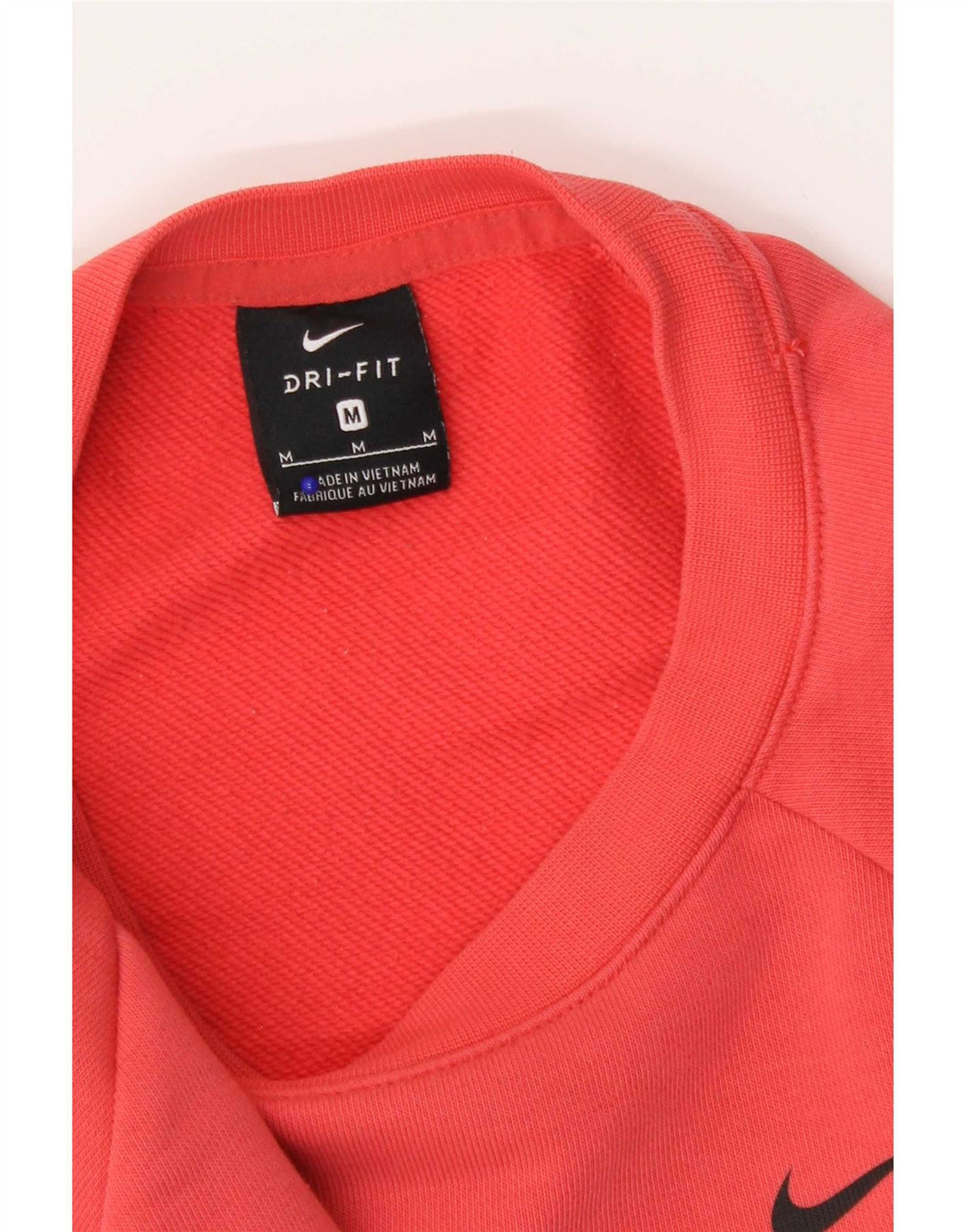 Pulover Nike Dri Fit Crop Graphic pentru femei UK 14 Roz mediu