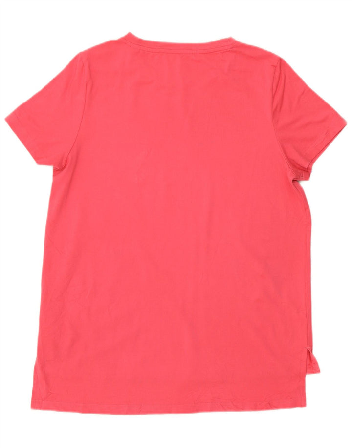 Tricou grafic Adidas pentru femei Top UK 12/14 Medium Pink Poliester