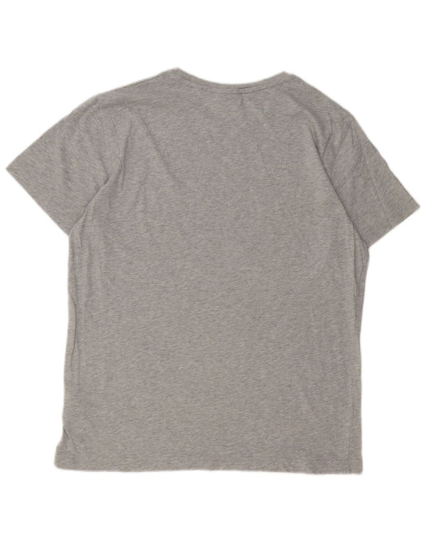 Tricou grafic Gant pentru bărbați Top mare bumbac gri