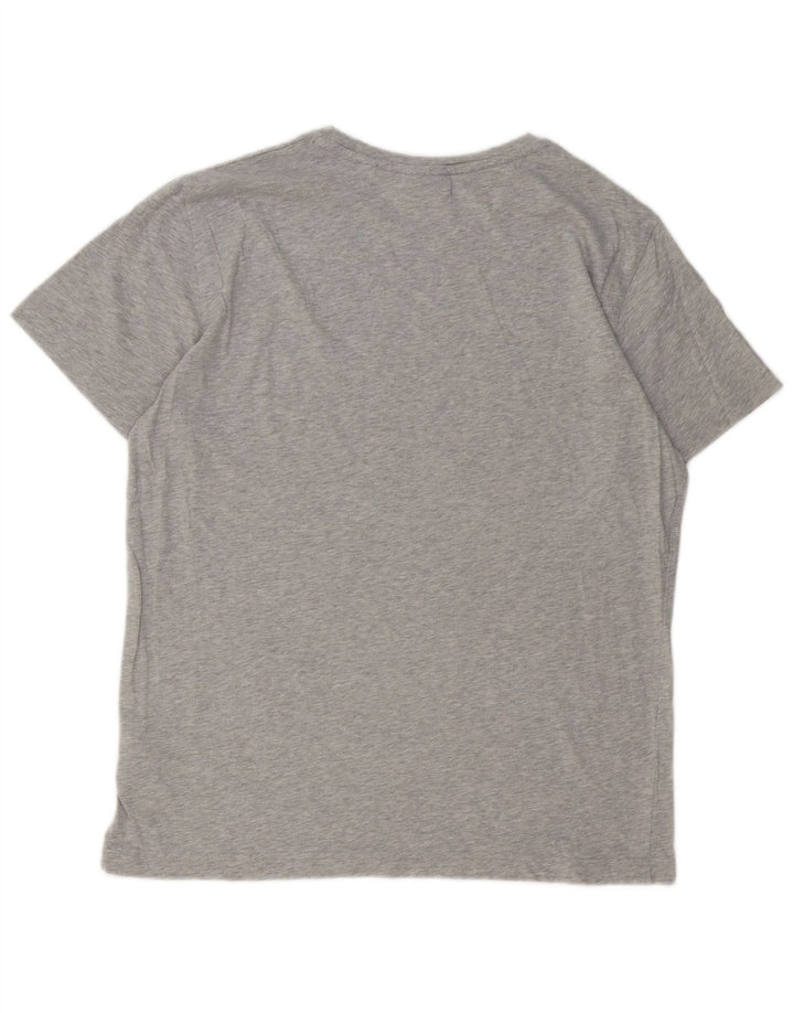 Tricou grafic Gant pentru bărbați Top mare bumbac gri