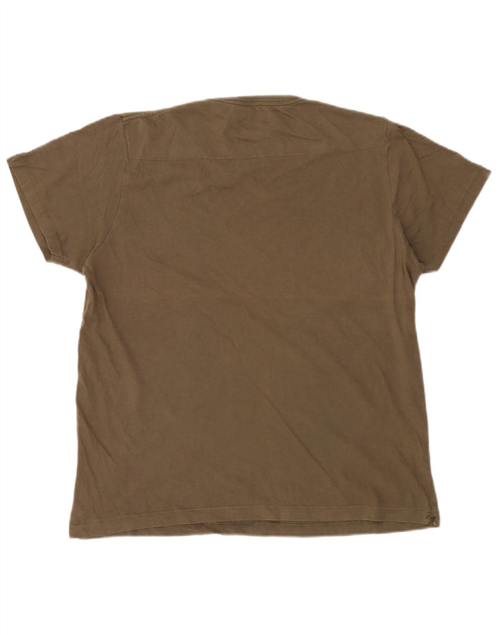 Tricou pentru bărbați French Connection Top mare Kaki, bumbac color bloc