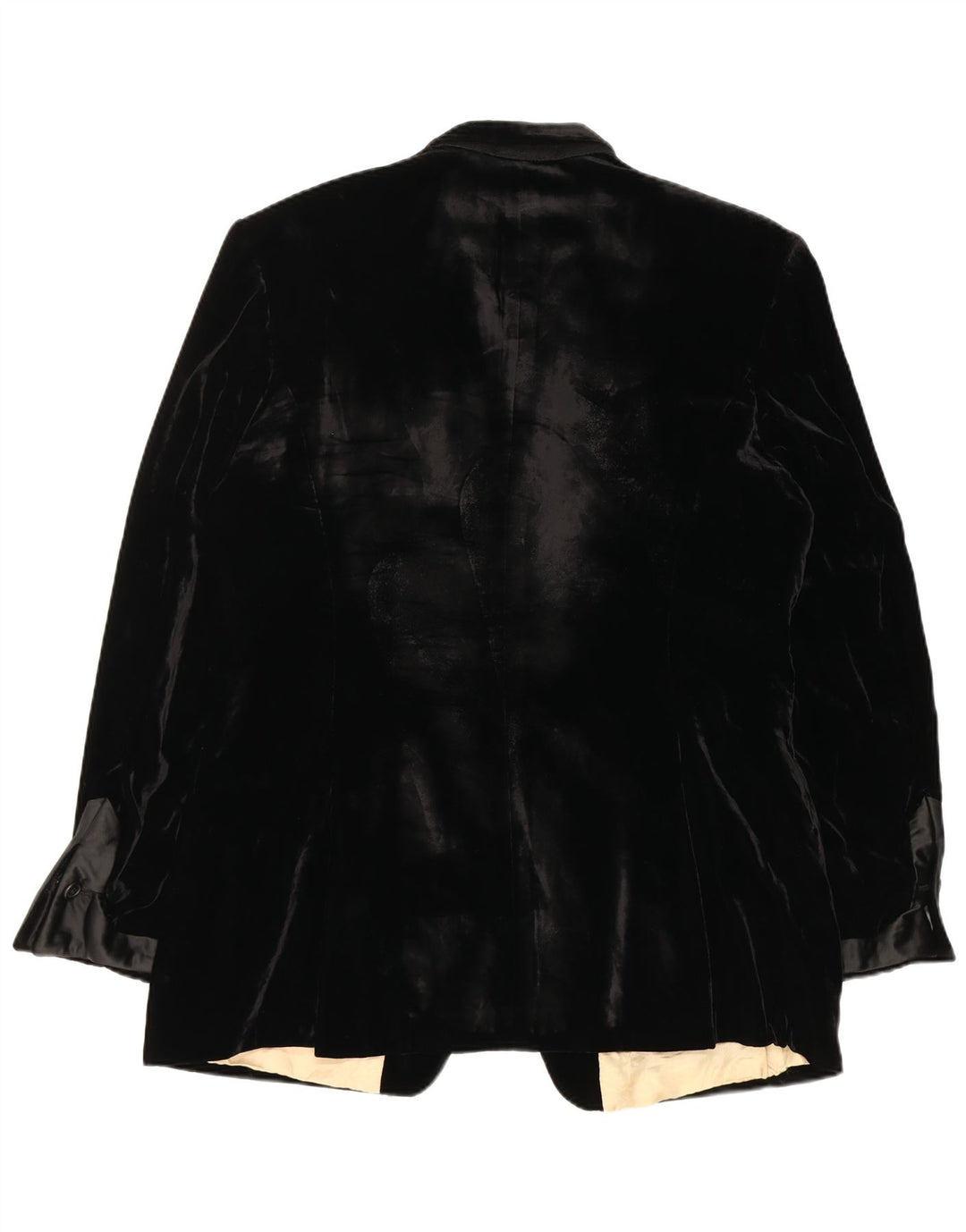 Sacou Paul Smith pentru bărbați din velur cu 2 nasturi, UK 44 2XL, viscoză neagră