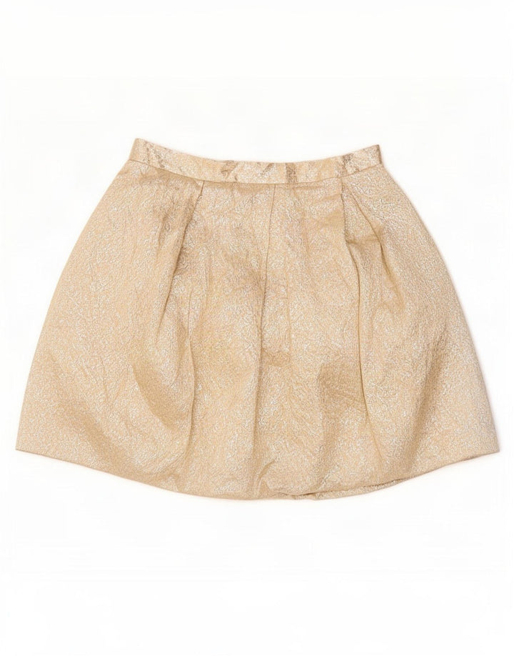 Fusta mini Coast pentru femei UK 12 Medium W28 Bej Poliester floral