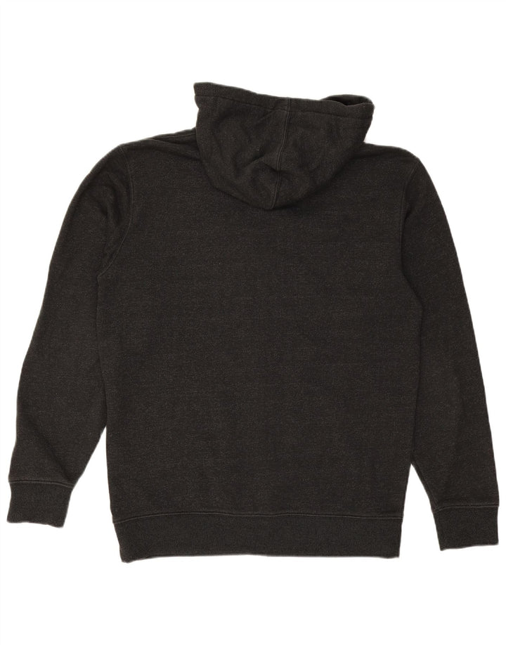 VANS Pulover cu capota cu fermoar grafic pentru bărbați, bumbac, gri mic